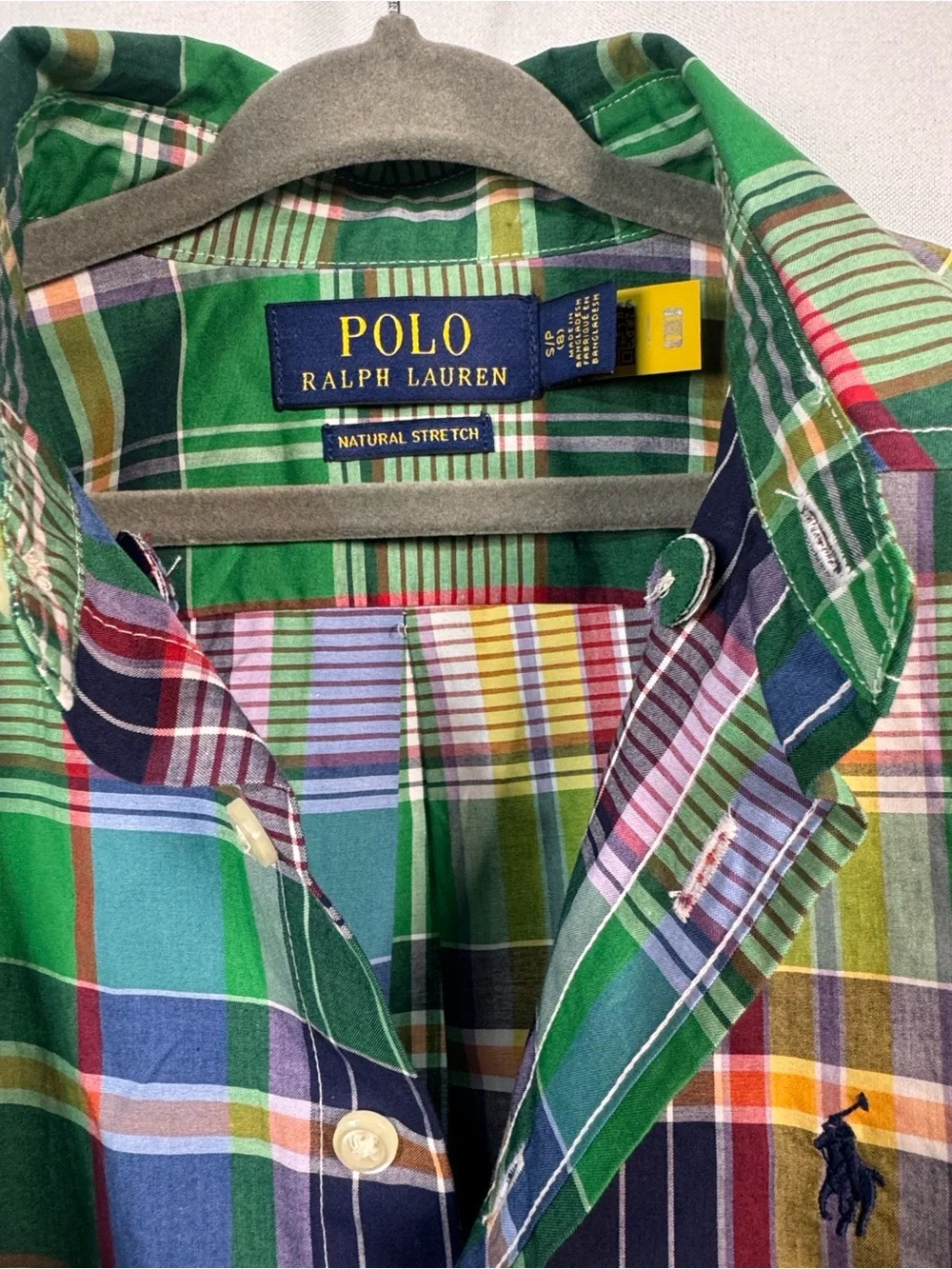 Ralph Lauren Multicolor Plaid Button-Up Shirt